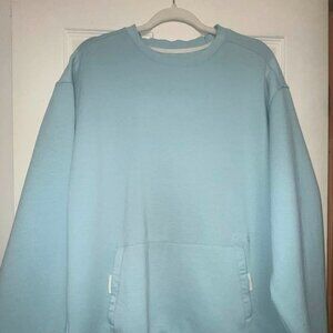 Athletic Works Men's Blue Crewneck Sweatshirt - L